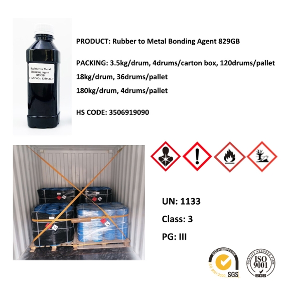 Rubber to Metal Bonding Adhesive 829GB